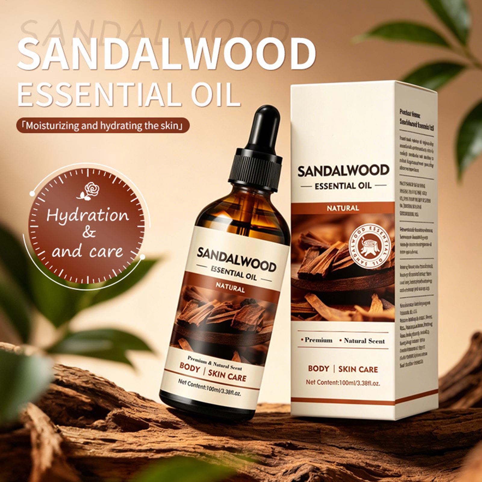 Hair Care Oil - Sandalwood Fragrance Oil 100ml Natural Aromatherapy