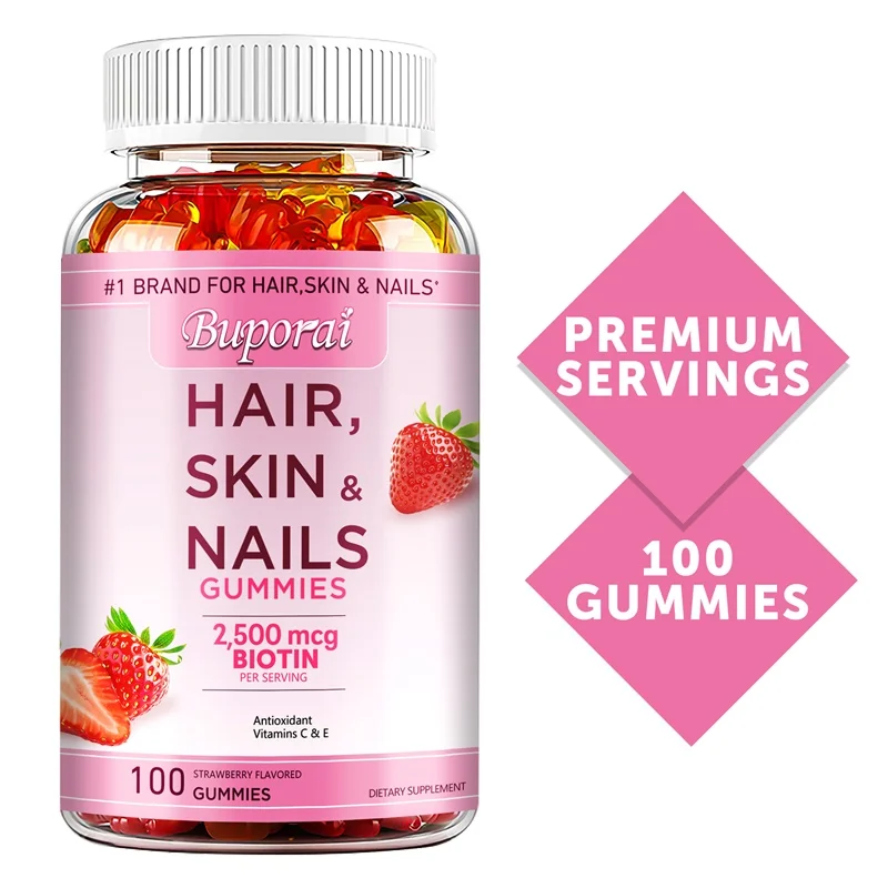Hair, Skin and Nails Gummies - - огляд і ціна Hair Care Gummies