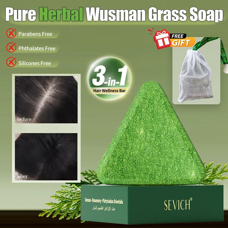 Natural Hair Growth Set Usman  - огляд і ціна Hair Care Herbal Products