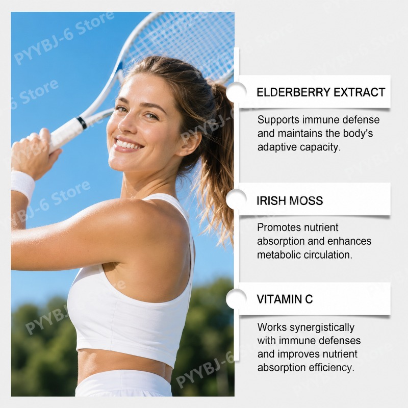 Elderberry Sea Moss Gummies wi - огляд і ціна Hair Care Gummies