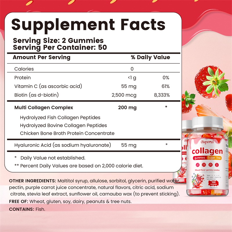 Multi Collagen Gummies - with  - огляд і ціна Hair Care Gummies