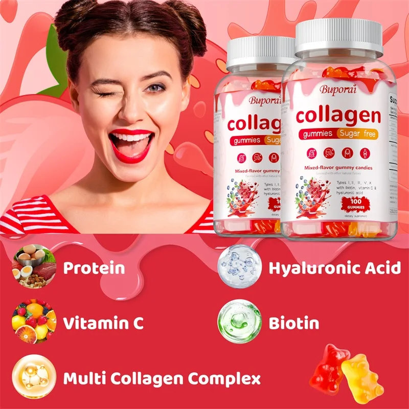 Multi Collagen Gummies - with  - огляд і ціна Hair Care Gummies