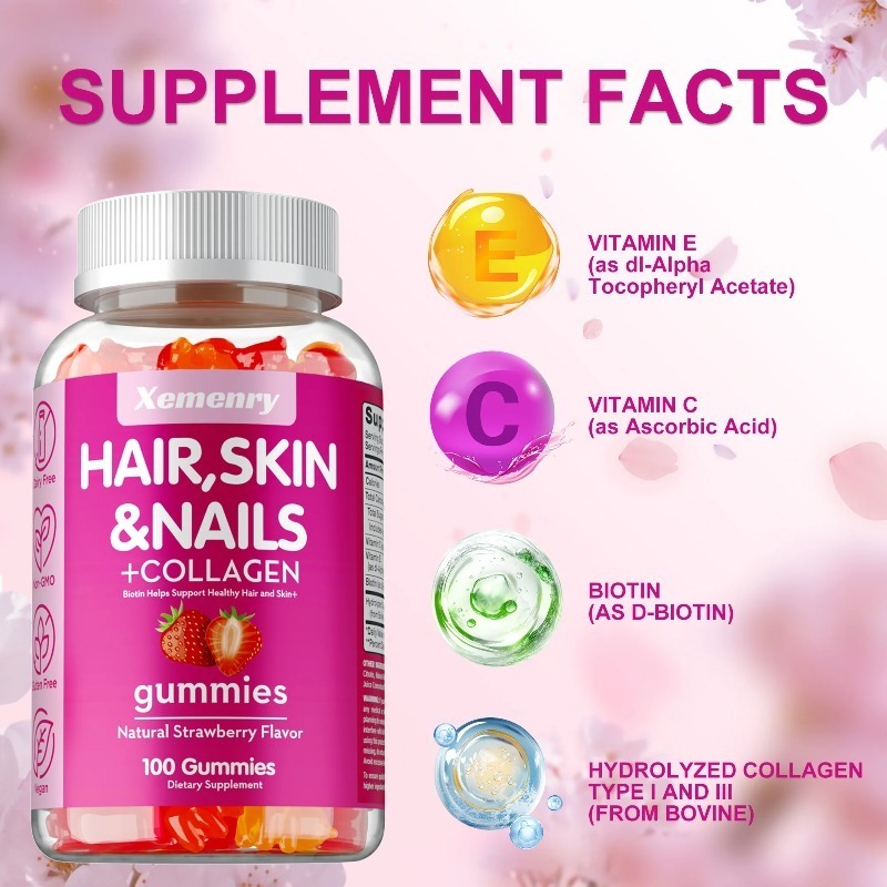 Hair, Skin & Nails Gummies - P - огляд і ціна Hair Care Gummies