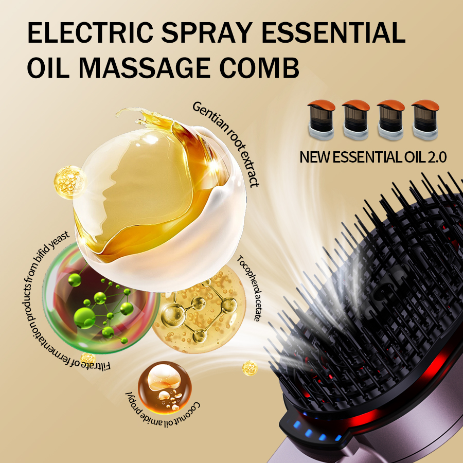 4-in-1 Massage Comb Essential  - огляд і ціна Hair Care Oil