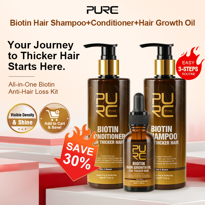 PURC Biotin Hair Growth Oil Sh - огляд і ціна Argan Oil Treatment