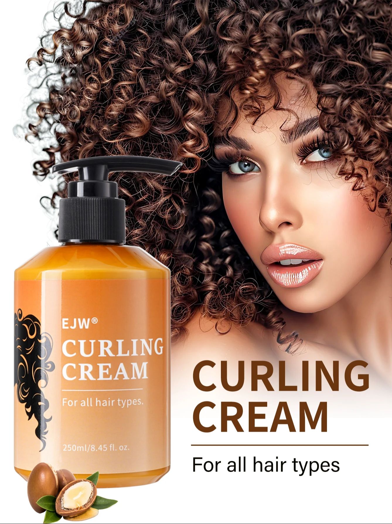 EJW Curl Defining Cream with A - огляд і ціна Argan Oil Treatment